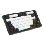 Bàn phím cơ Gaming DAREU EK75 White Black (Firefly Switch, RGB, Type-C)