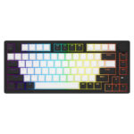 Bàn phím cơ Gaming DAREU EK75 White Black (Firefly Switch, RGB, Type-C)