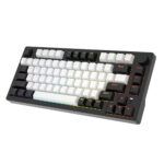 Bàn phím cơ Gaming DAREU EK75 White Black (Firefly Switch, RGB, Type-C)