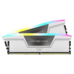 RAM Desktop CORSAIR Vengeance RGB White 32GB (2x16GB) DDR5 6000MHz