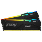 RAM Desktop Kingston FURY Beast RGB 64GB (2x32GB) DDR5 5200MHz