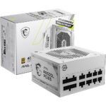 Nguồn MSI MAG A850GL PCIE5 WHITE- 850W - 80 Plus Gold