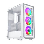 Vỏ máy tính Case XIGMATEK FLY II ARTIC 3GF (EN44670) - KÈM 03 FAN RGB