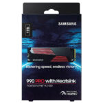 Ổ cứng SSD Samsung 990 PRO Heatsink 1TB PCIe 4.0 NVMe M.2