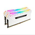 RAM Desktop CORSAIR Vengeance RGB Pro White 16GB (2x8GB) DDR4 3200MHz